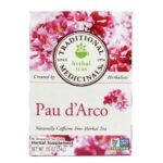 Coffee, Tea & Cocoa-Traditional Medicinals Organic Pau d’Arco, Herbal Tea, 16 CT