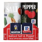 Herbs & Spices-Morton Disposable Salt and Pepper Shaker Set