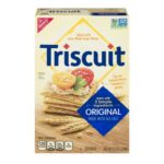 Snacks-Triscuit Original Whole Grain Wheat Crackers