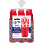 Household Supplies-Chinet Plastic Solo Cups, 18 oz, 240 ct